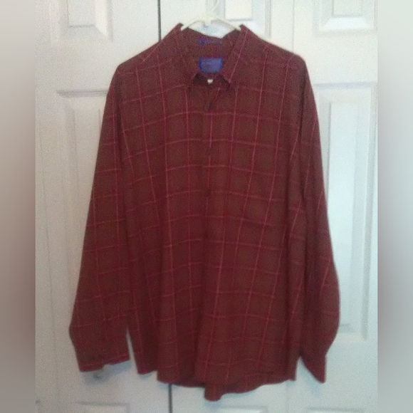 Men's red XL Pendleton shirt - Picture 2 of 2